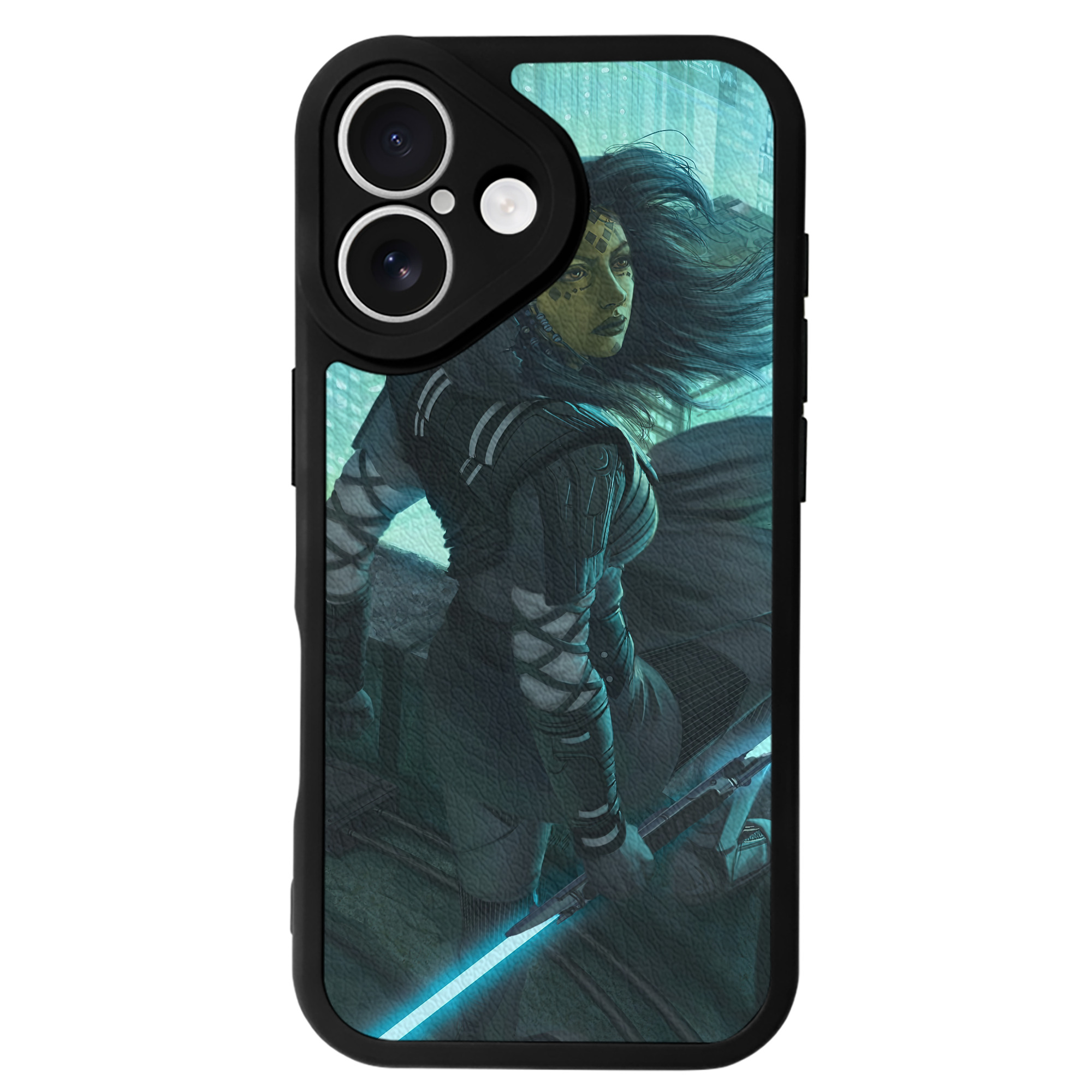 （画像用） スター・ウォーズ Star Wars 【iPhone 16シリーズ対応】シリコンスマホケース（レザー調） 材質：シリコン